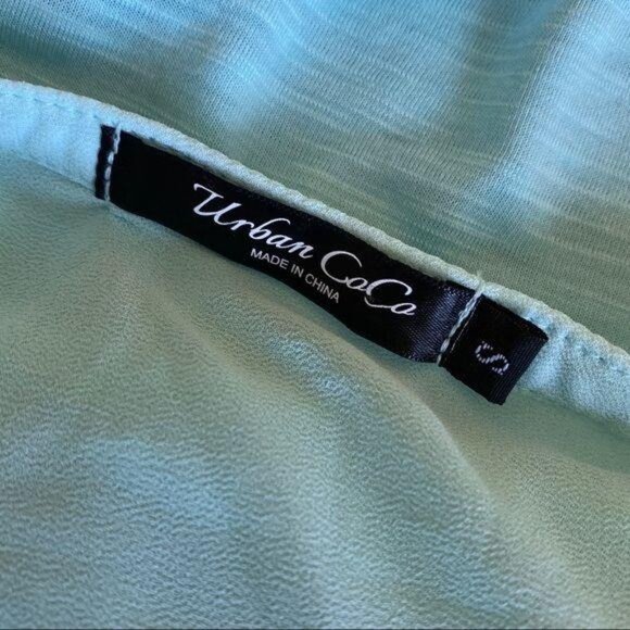 URBAN CO Cotton Size Small Oversized 3/4 Sleeve Top EMBRIODERED - Picture 4 of 8